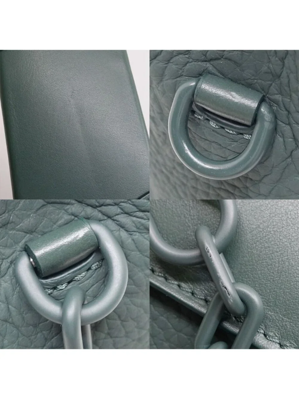 Louis Vuitton Nano Steamer Monogram Taurillon Vert Fonce Shoulder
